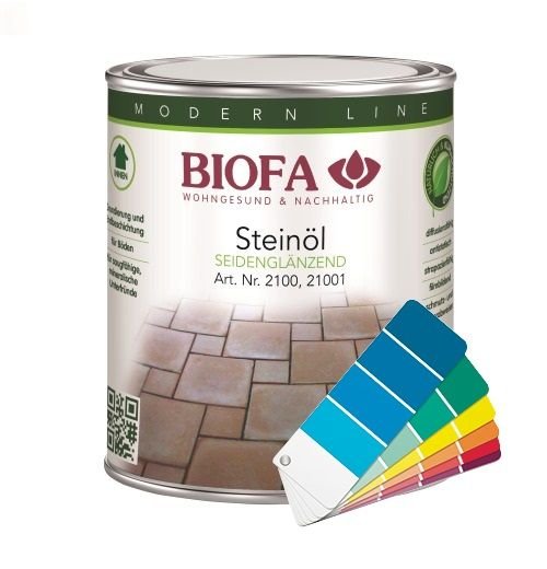 Steinöl, color, seidenglänzend 2100